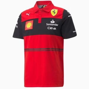 Ferrari Red and Black Racing Polo